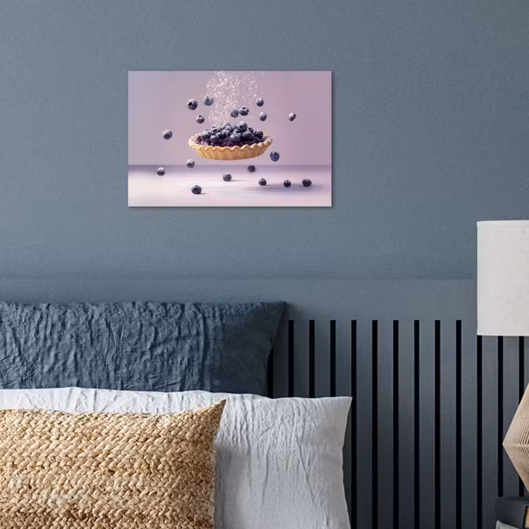 Poster - Eten - Taart - Bessen - Blauw — 3