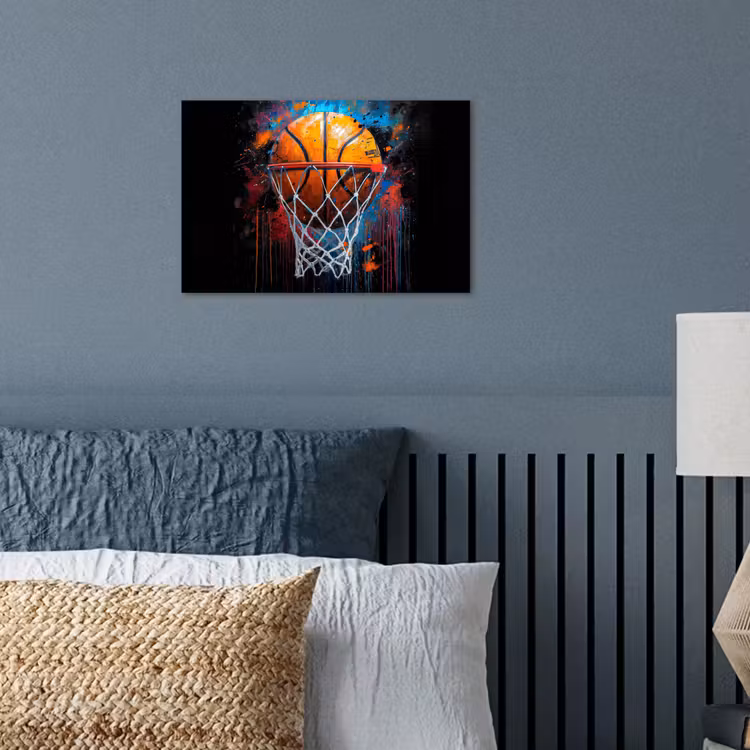 Poster - Graffiti - Basketbal - Sport - Zwart - Street art — 3