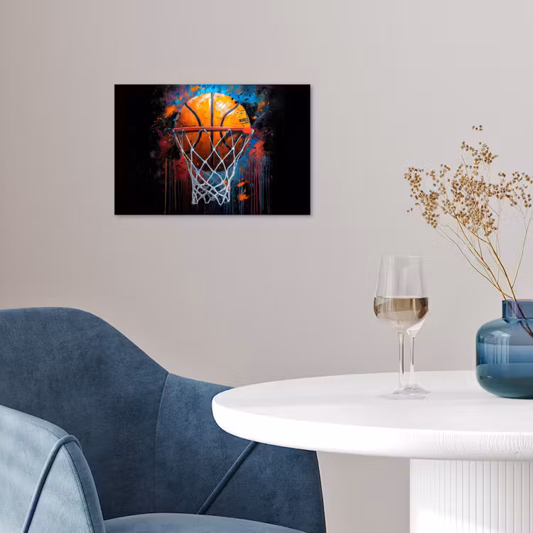Poster - Graffiti - Basketbal - Sport - Zwart - Street art — 4