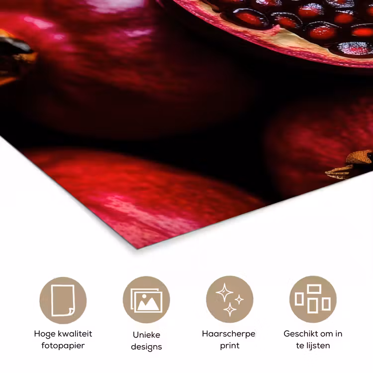 Poster - Granaatappel - Rood - Fruit — 5