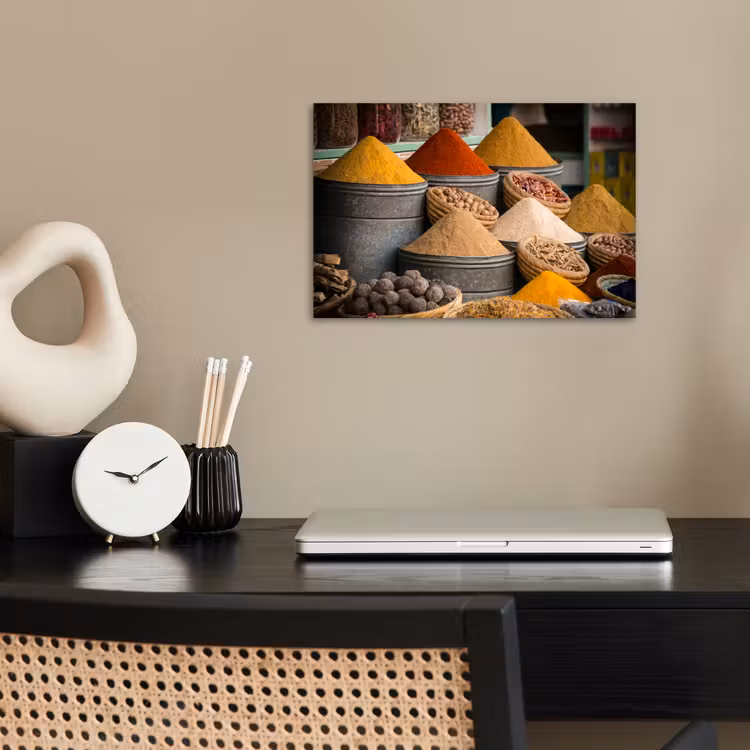 Poster - Kruiden - Ton - Specerijen - Geel - Bruin — 2