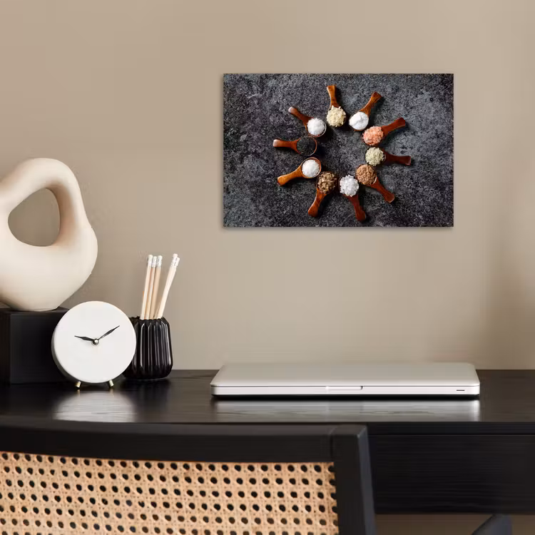 Poster - Lepel - Kruiden - Specerijen - Keuken - Industrieel — 2