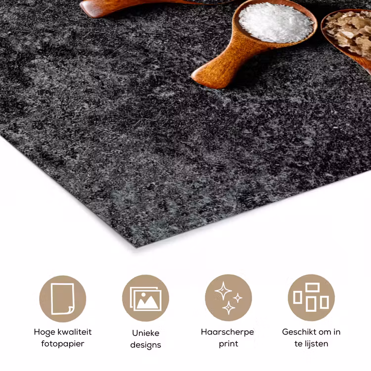 Poster - Lepel - Kruiden - Specerijen - Keuken - Industrieel — 5