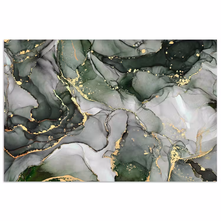 Poster - Luxe - Marmer - Groen — 1