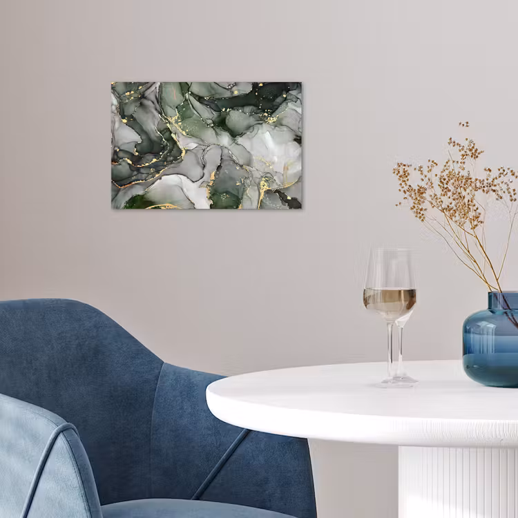 Poster - Luxe - Marmer - Groen — 4