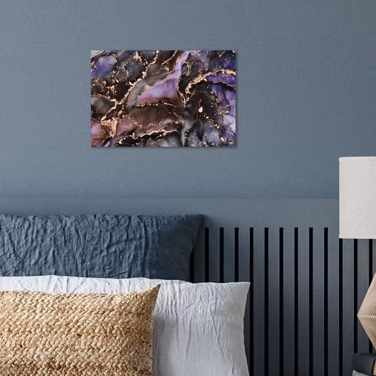 Poster - Marmer - Goud - Roze — 3