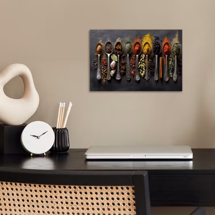 Poster - Lepels - Specerijen - Kaneel - Chili — 2
