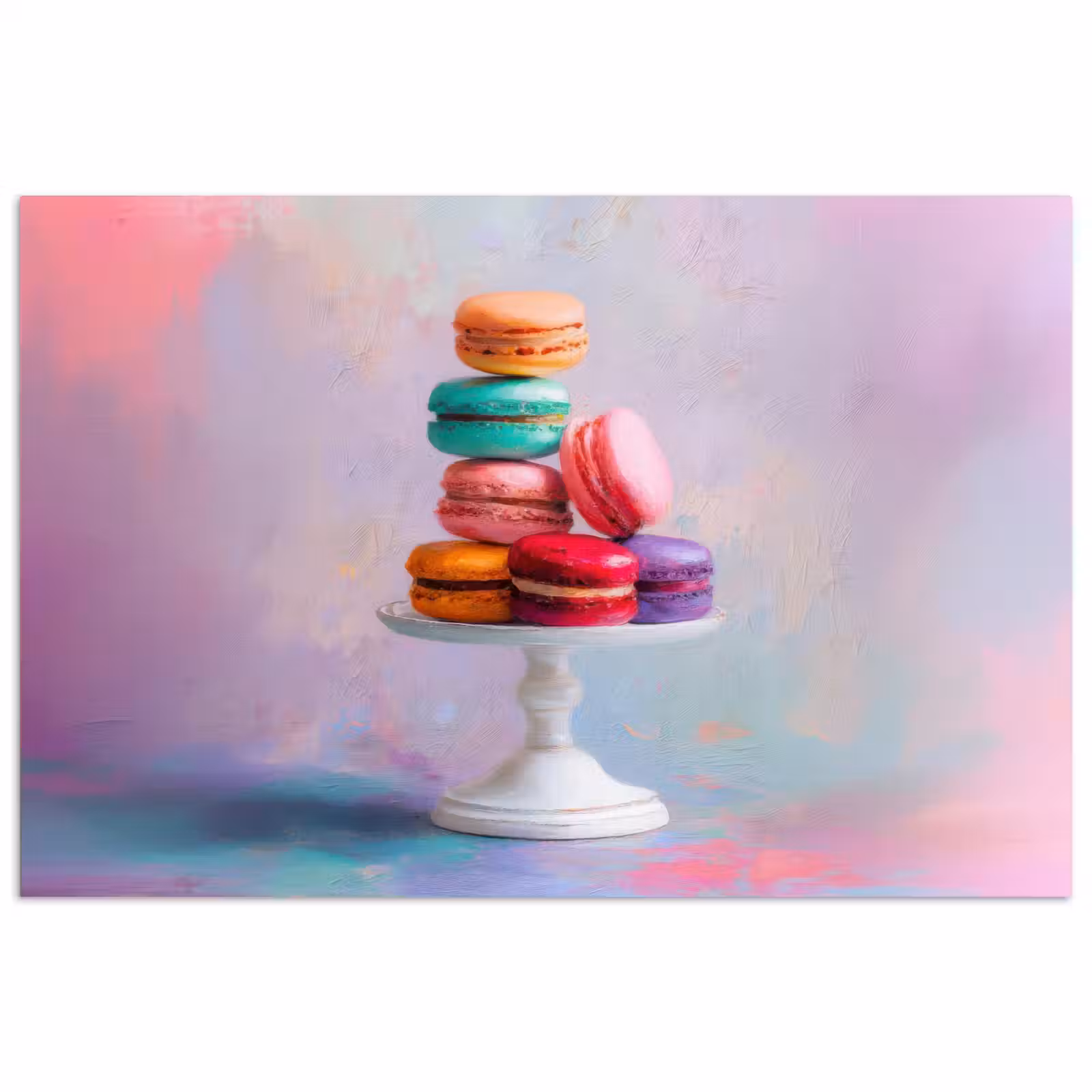 Poster - Macarons - Schaal - Pastel - Kleurrijk — 1