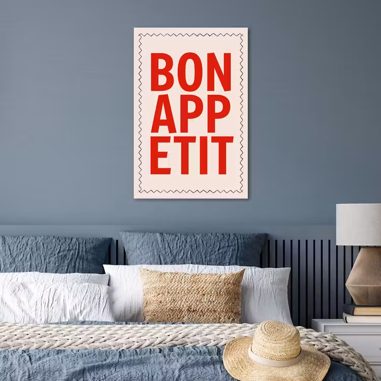 Poster - Blokletters - Rood - Kartelrand — 3