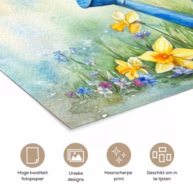 Poster - Gieter - Lavendel - Bloesems — 5