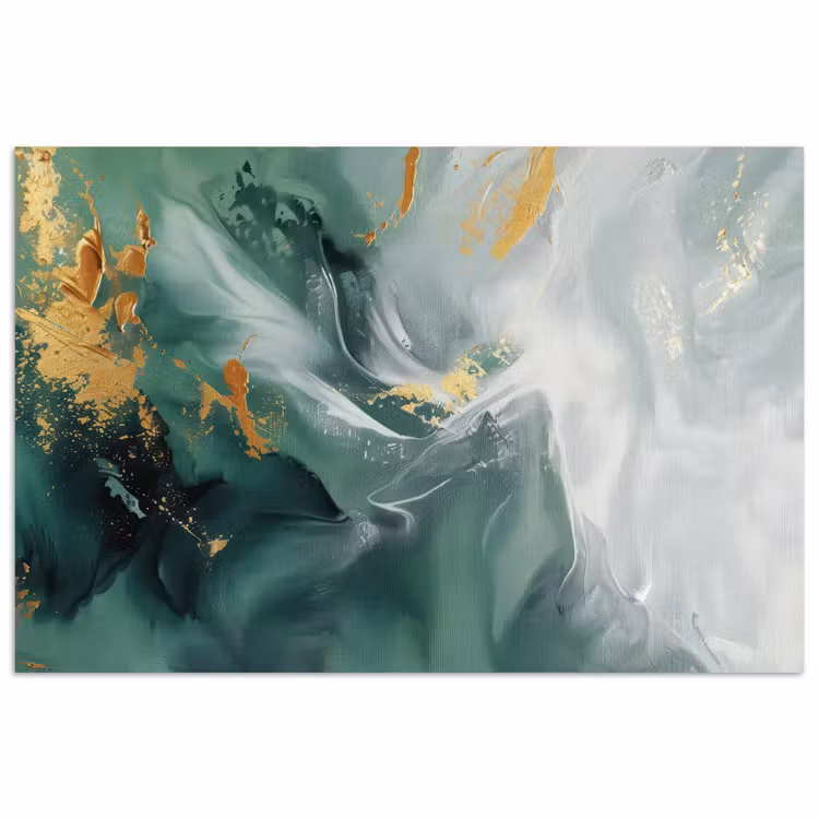 Poster - Groen - Modern - Marmer - Abstract — 1