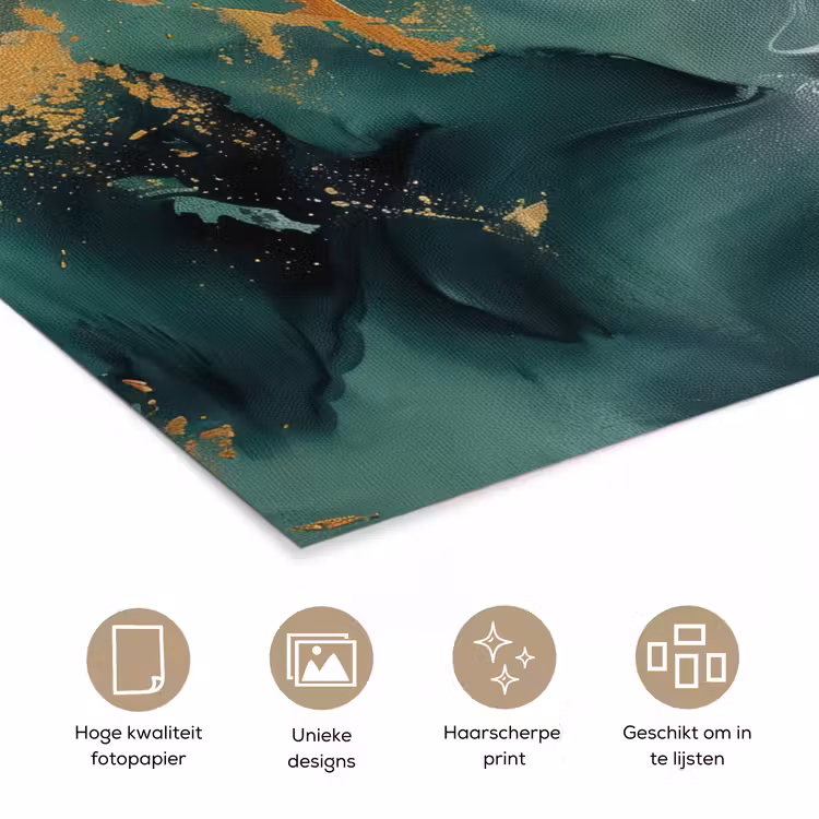 Poster - Groen - Modern - Marmer - Abstract — 5