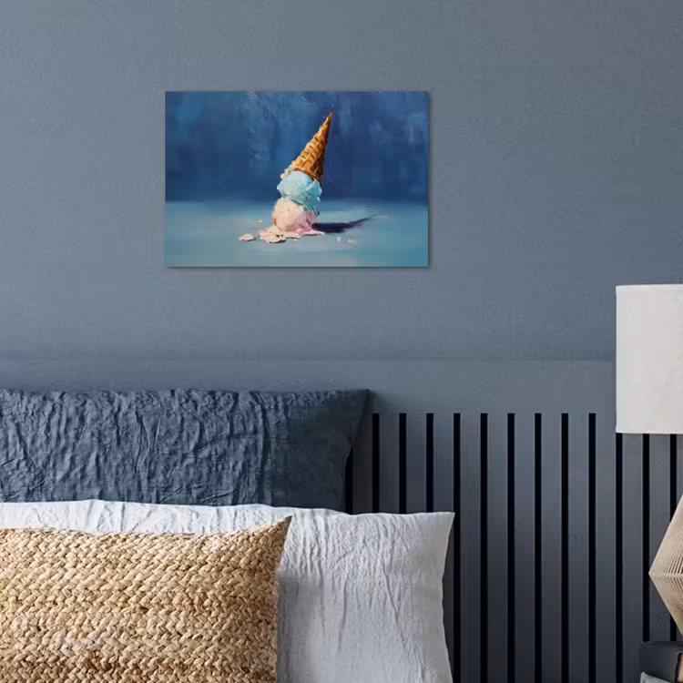 Poster - Ijshoorn - Bolletjes - Smelt - Roze — 3