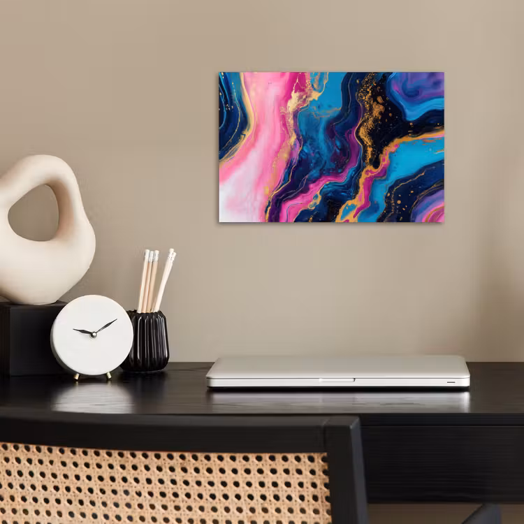 Poster - Marmer - Modern - Goud — 2