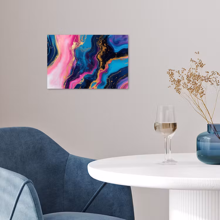 Poster - Marmer - Modern - Goud — 4