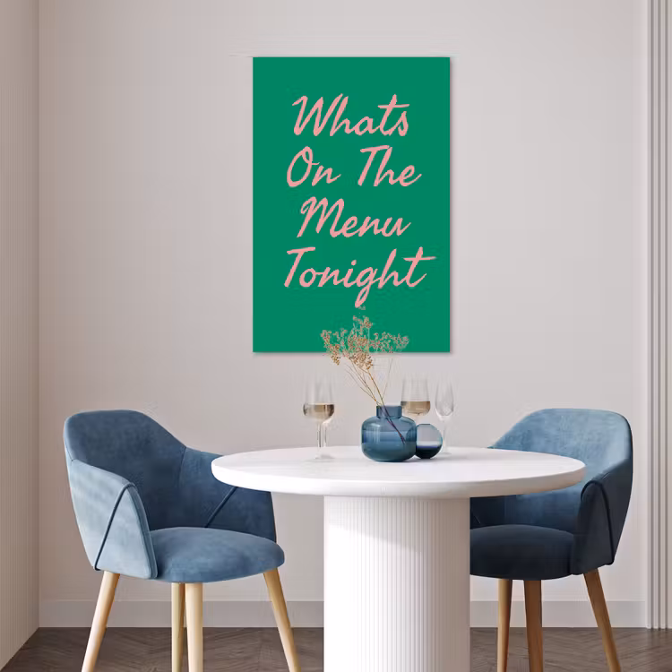 Poster - Menu - Quote - Roze — 4