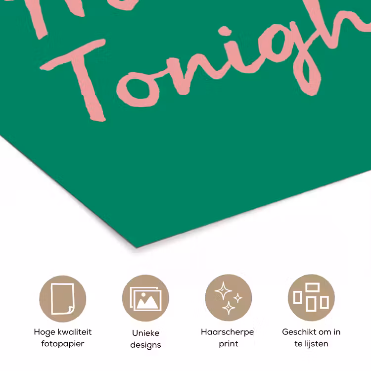 Poster - Menu - Quote - Roze — 5
