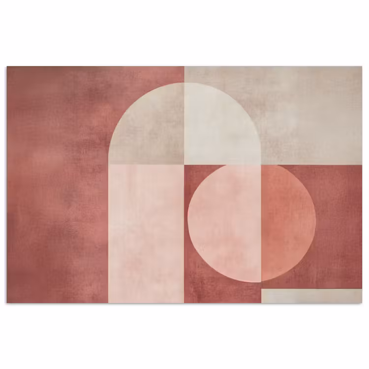 Poster - Figuren - Abstract - Roze — 1