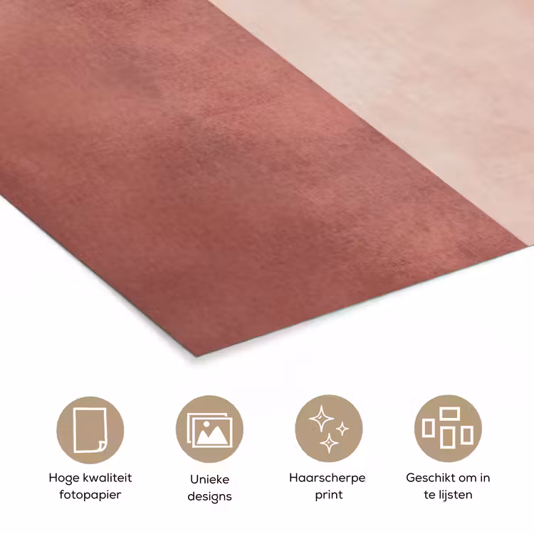 Poster - Figuren - Abstract - Roze — 5