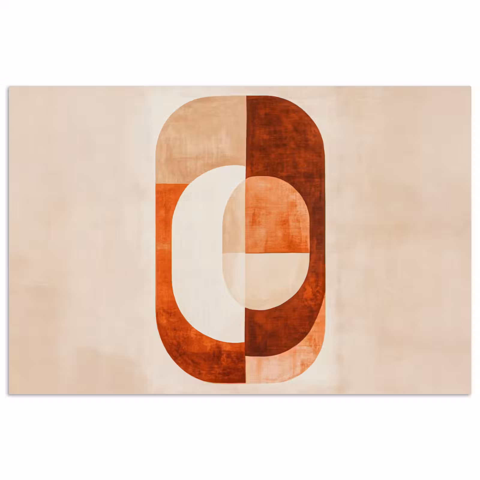 Poster - Illustratie - Abstract - Vormen - Rood — 1