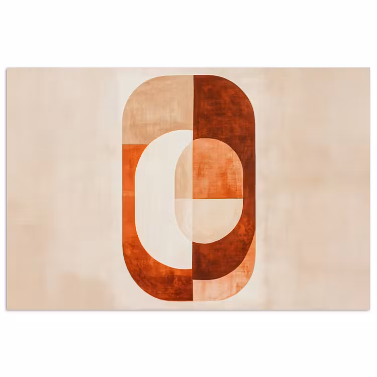 Poster - Illustratie - Abstract - Vormen - Rood — 1