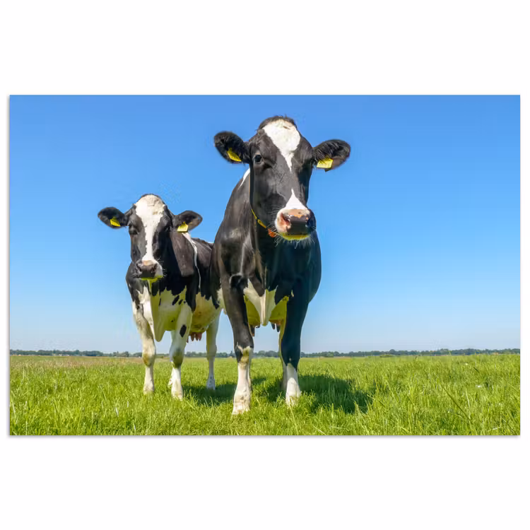 Poster - Koeien - Weiland - Gras - Dieren - Boerderij — 1