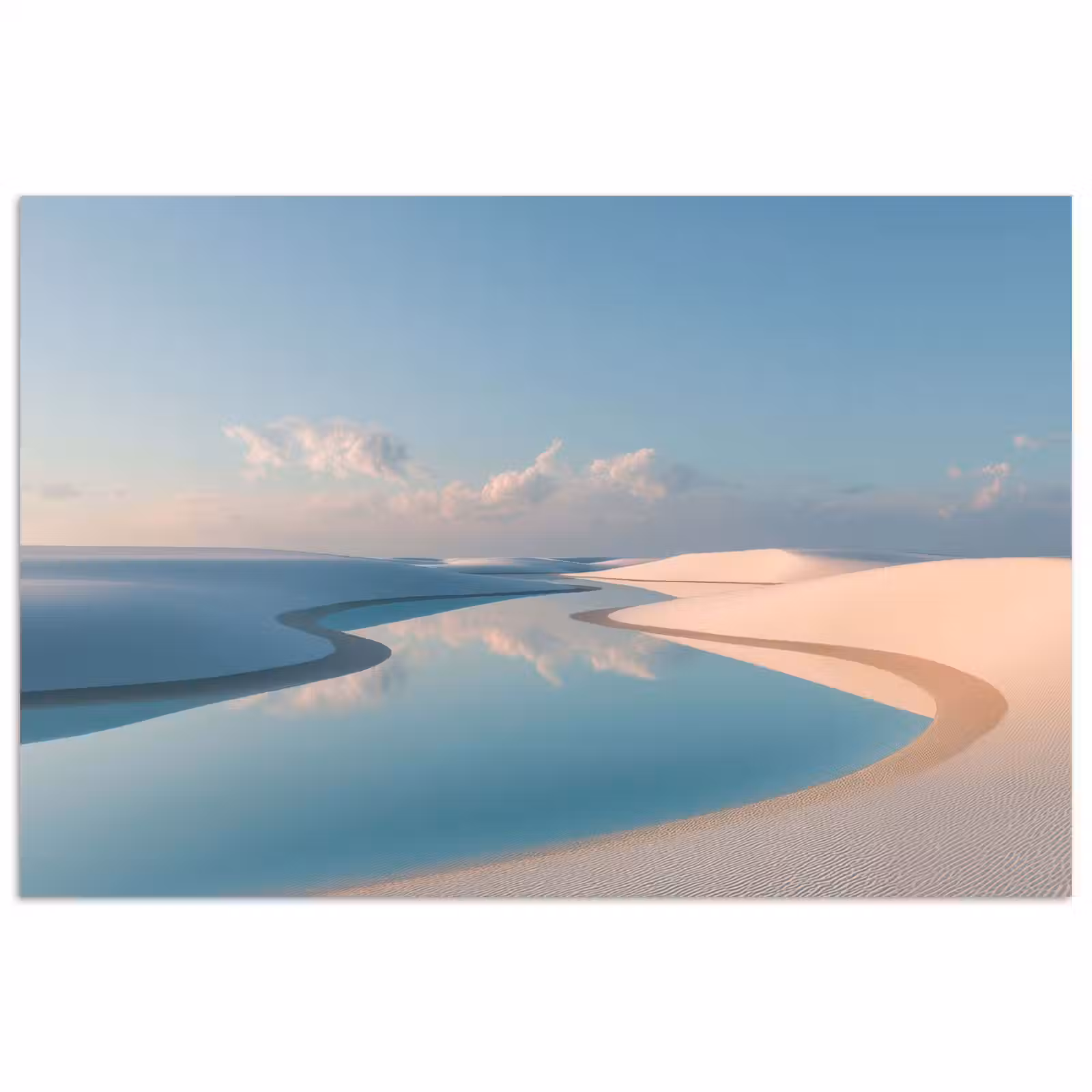 Poster - Duinen - Waterplas - Oneindige rust — 1