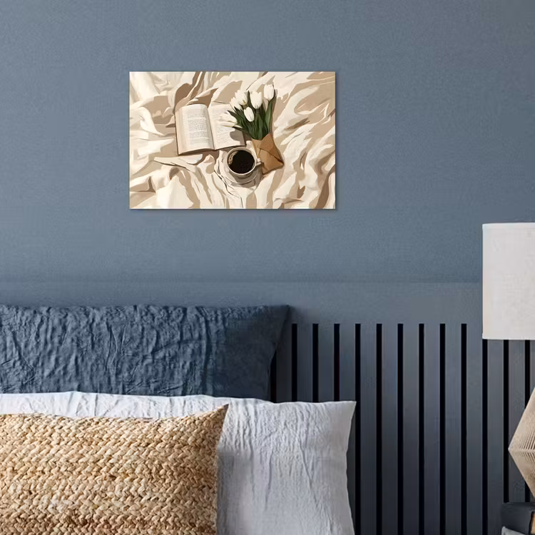 Poster - Boek - Illustratie - Tulpen - Koffie — 3