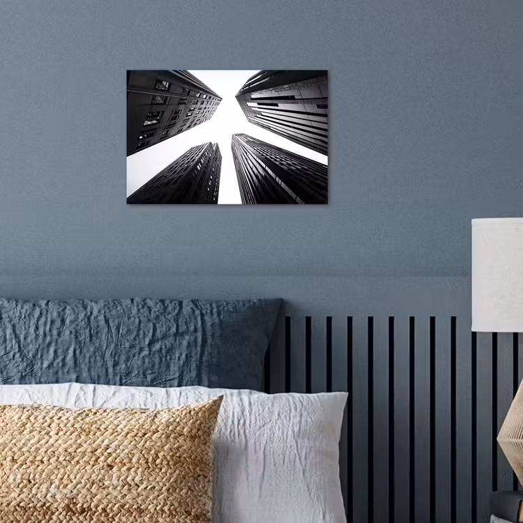 Poster - Gebouwen - Lucht - Zwart — 3