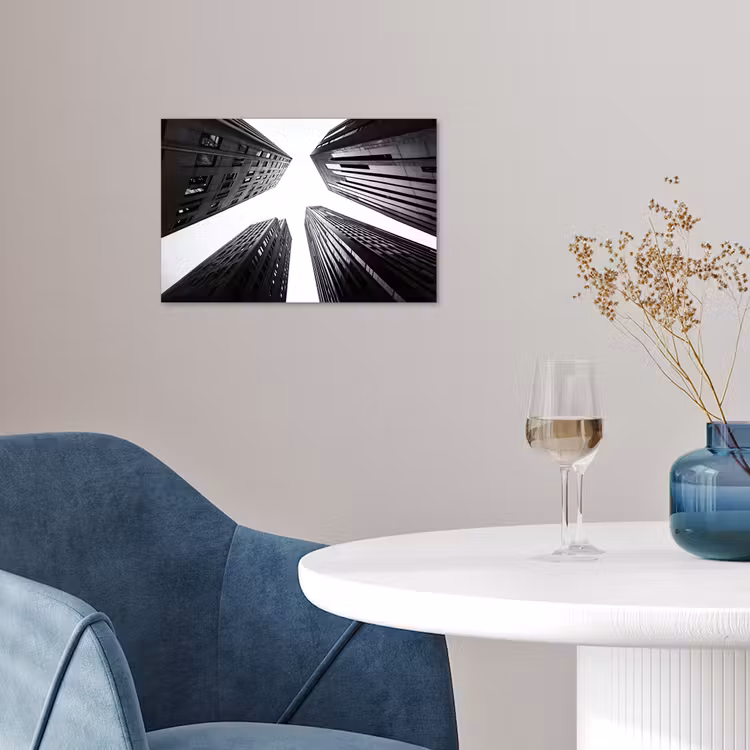 Poster - Gebouwen - Lucht - Zwart — 4
