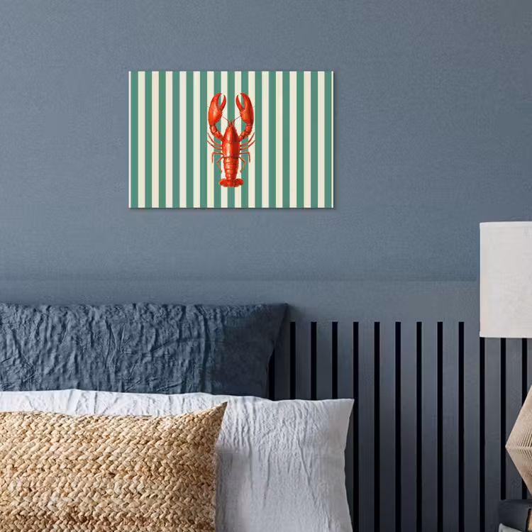 Poster - Kreeft - Strepen - Realistisch - Zomers — 3