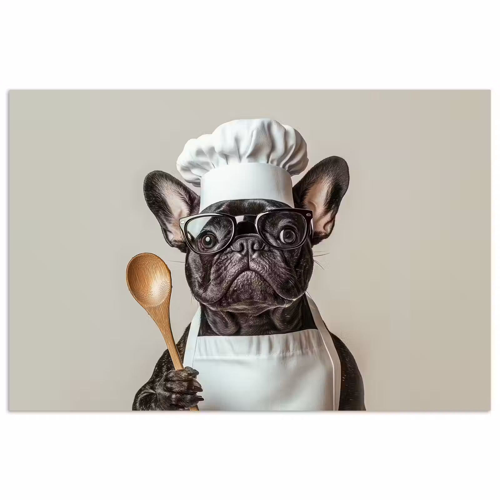 Poster - Bril - Hond - Kok — 1