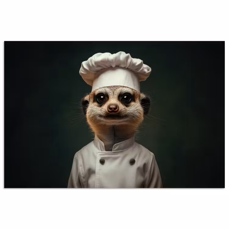 Poster - Dier - Kok - Stokstaartje — 1