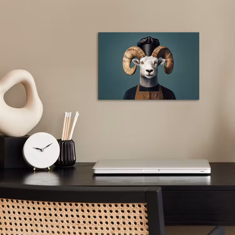 Poster - Geit - Hoorns - Kokskleding — 2