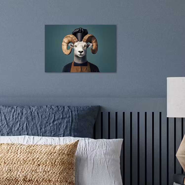 Poster - Geit - Hoorns - Kokskleding — 3