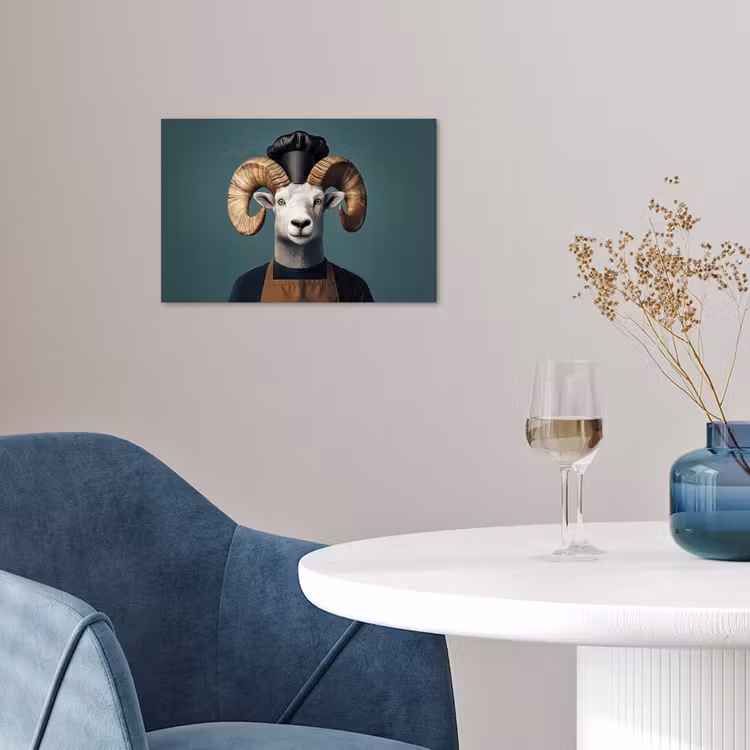 Poster - Geit - Hoorns - Kokskleding — 4