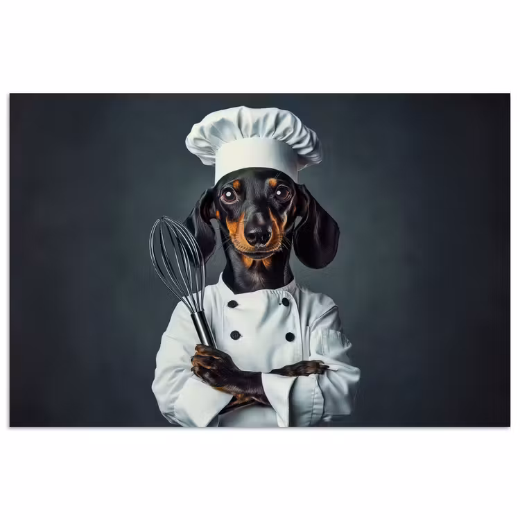 Poster - Hond - Garde - Kok — 1