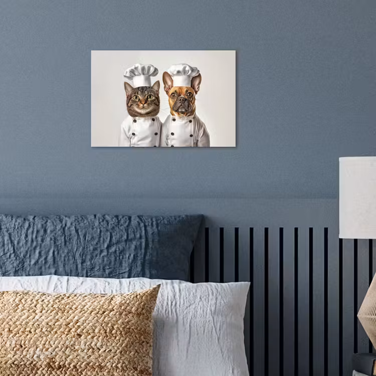 Poster - Kat - Hond - Kokskleding — 3