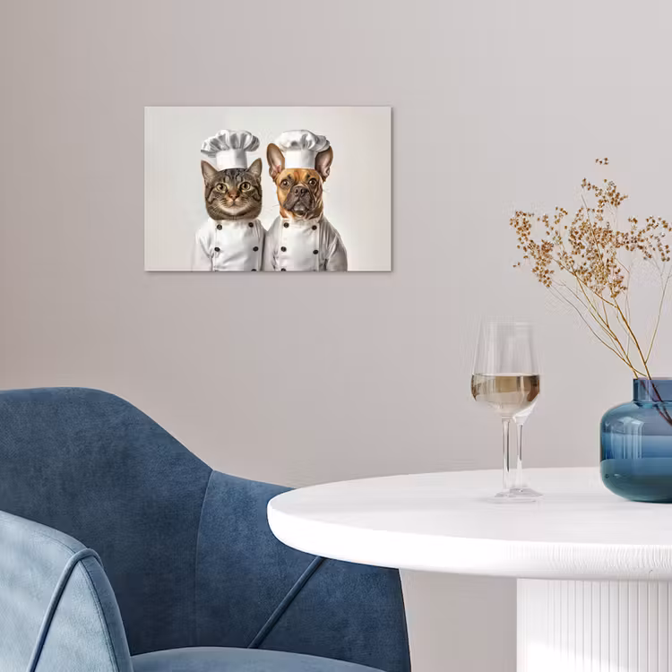 Poster - Kat - Hond - Kokskleding — 4