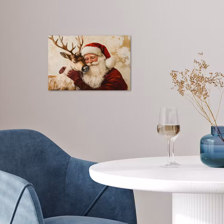 Poster - Kerstman - Rendier - Kerst - Christmas — 4