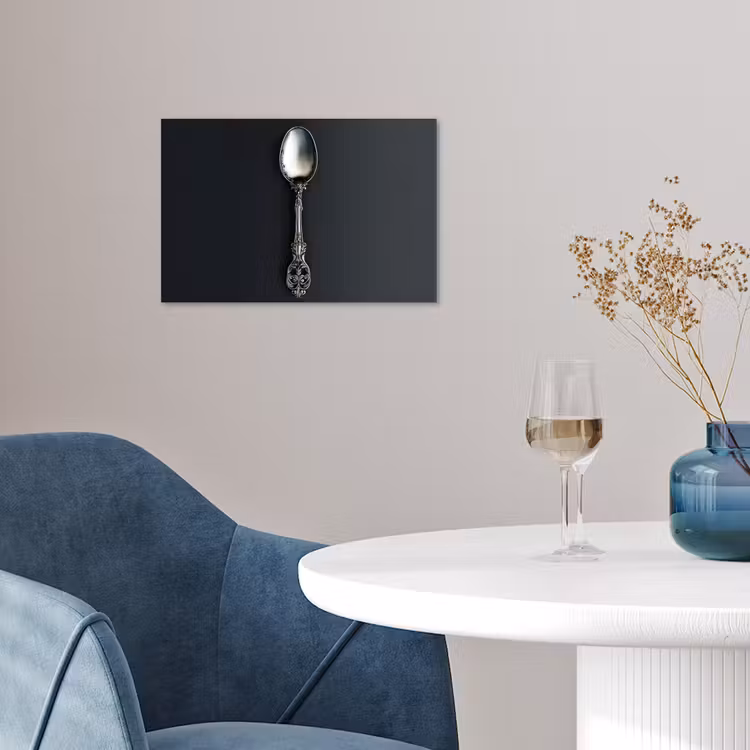 Poster - Lepel - Zilver - Metaal — 4