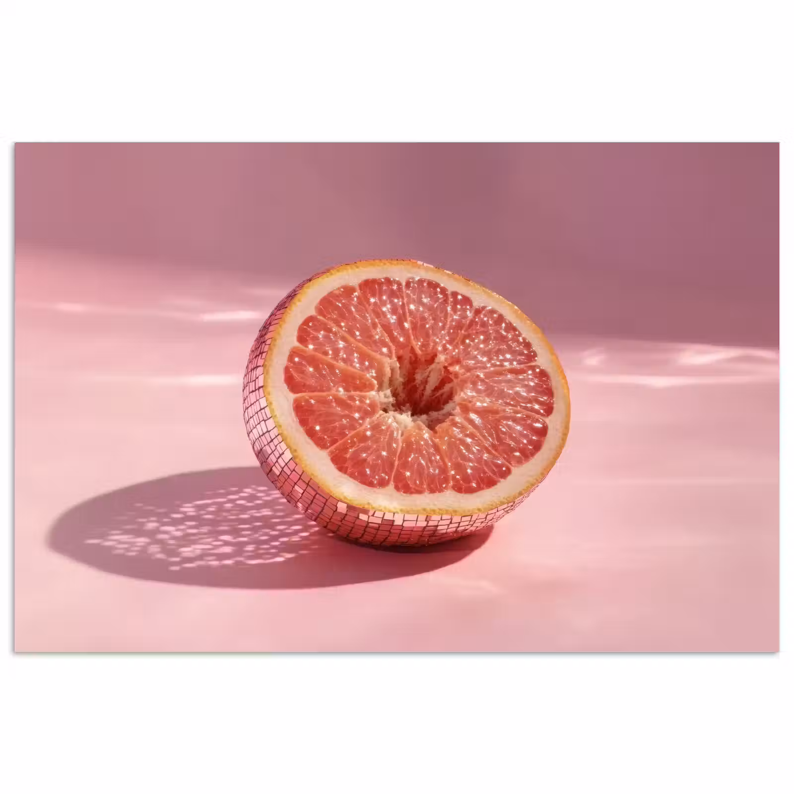 Poster - Grapefruit - Roze - Disco - Shiny — 1