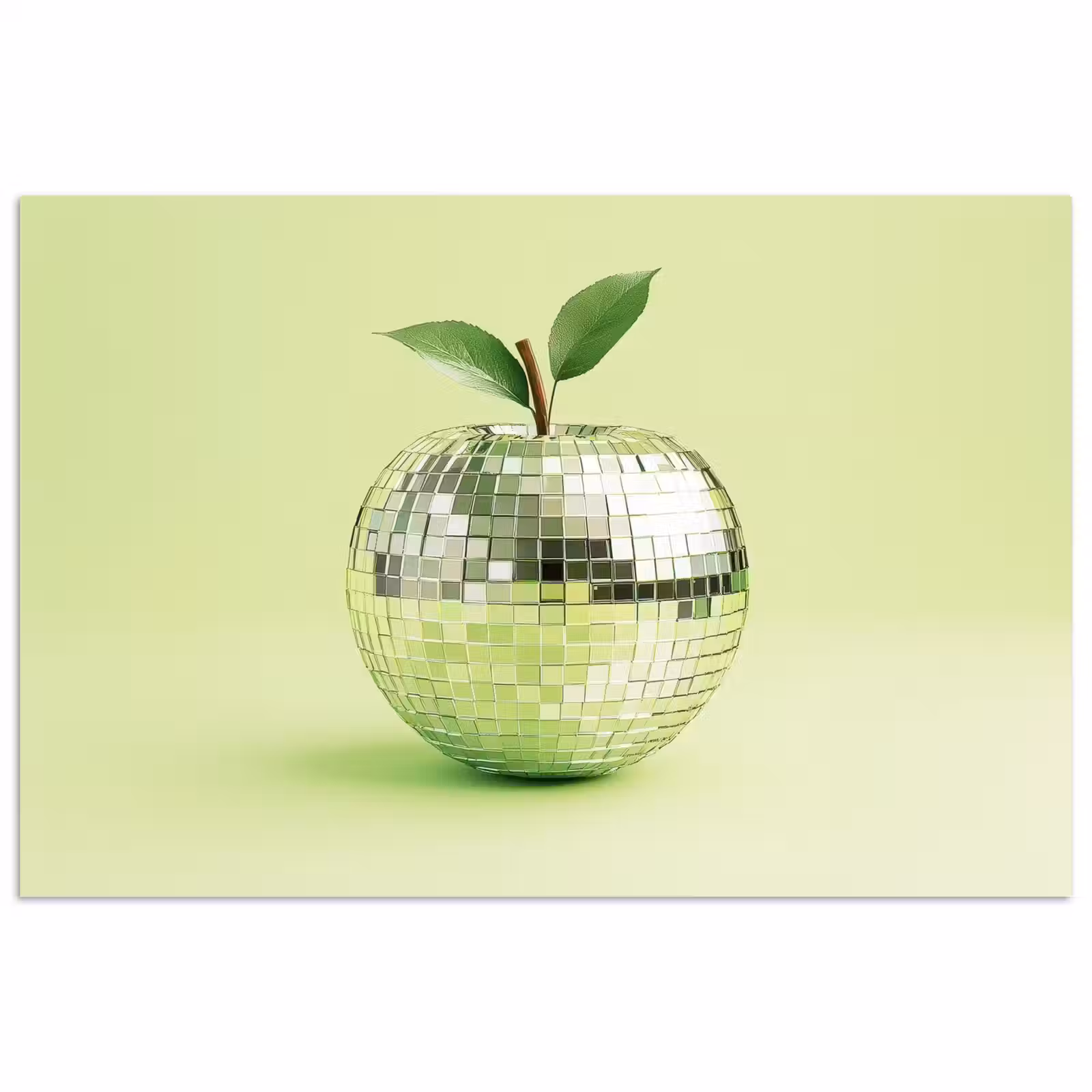 Poster - Groen - Disco - Decoratie - Appel — 1