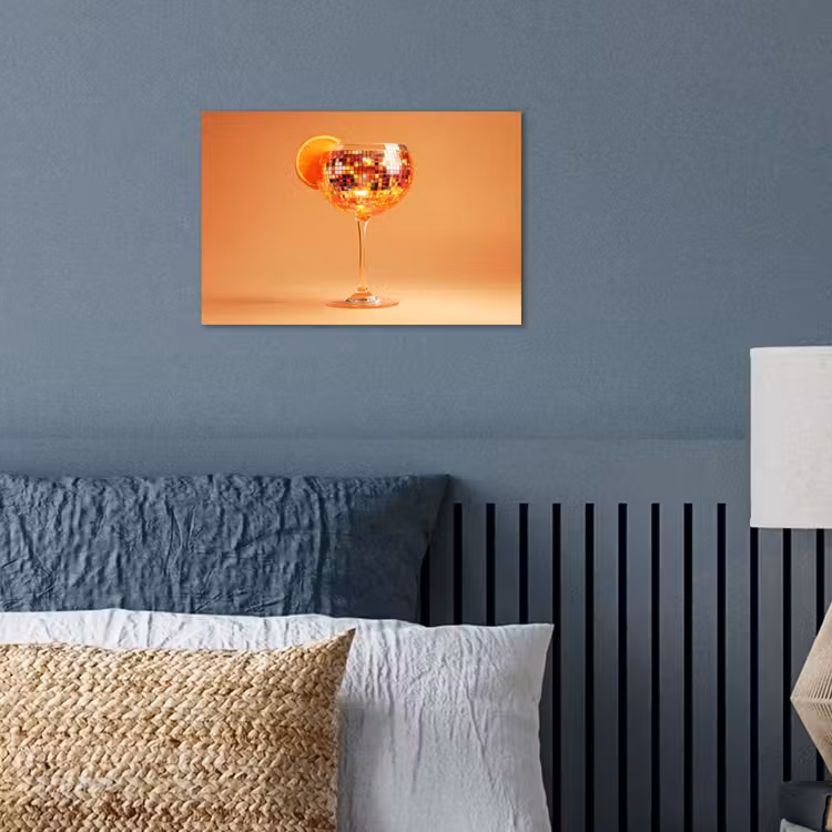 Poster - Drank - Oranje - Glitter - Disco — 3