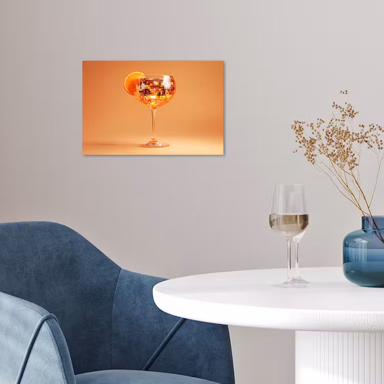 Poster - Drank - Oranje - Glitter - Disco — 4