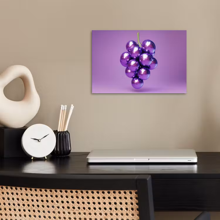 Poster - Druif - Disco - Glitter - Paars — 2