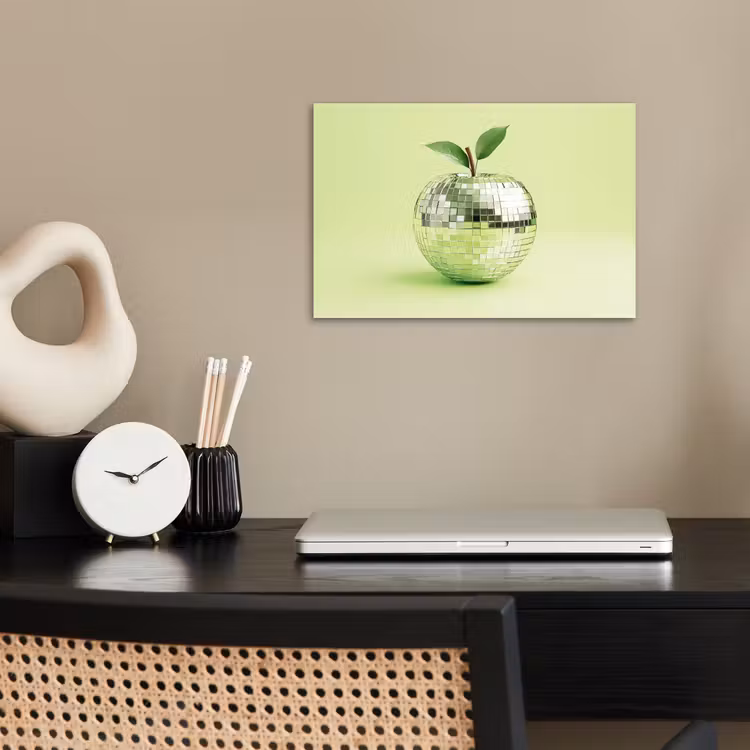 Poster - Groen - Disco - Decoratie - Appel — 2