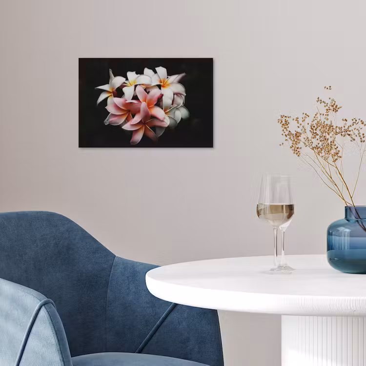 Poster - Bloemen - Roze - Zwart - Flora - Botanisch — 4