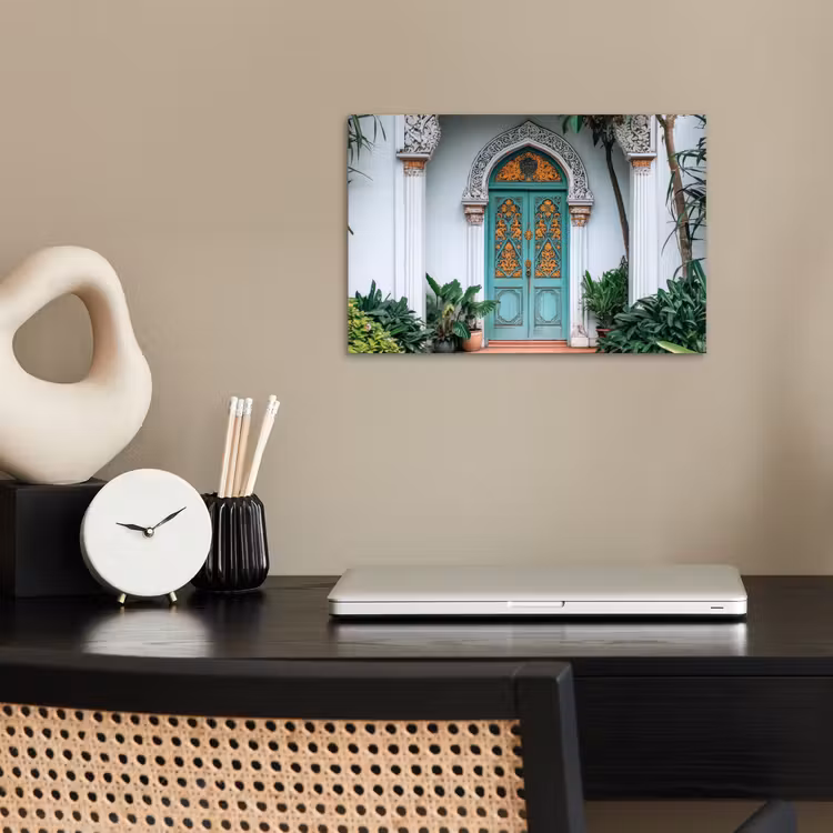Poster - Deur - Patronen - Planten — 2