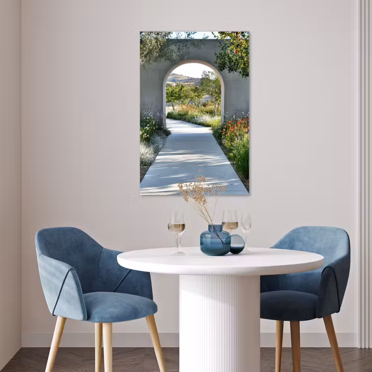 Poster - Doorkijk - Pad - Beton - Landschap — 4